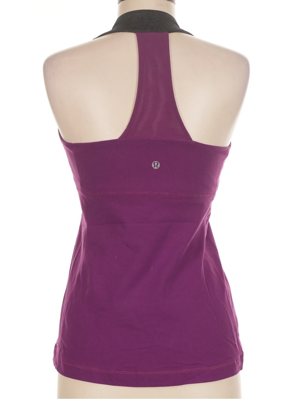 Lululemon Scoop Neck Racerback Tank Top Size 4 Purple Gray Athletic - Picture 6 of 10